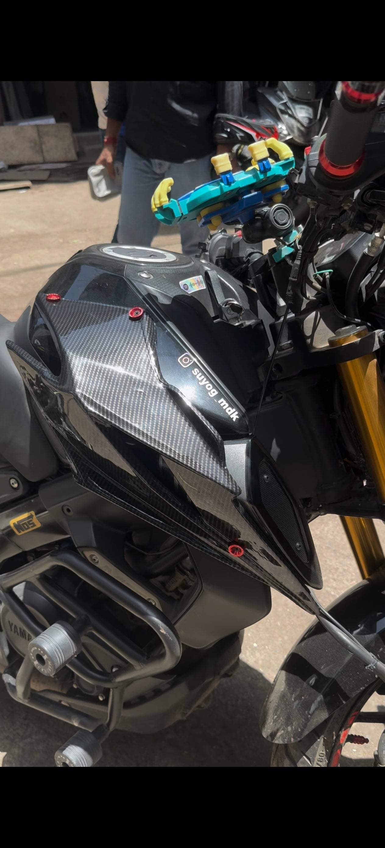 X3 Kit for Yamaha MT-15 – Carbon Fibre Hydro Dipped