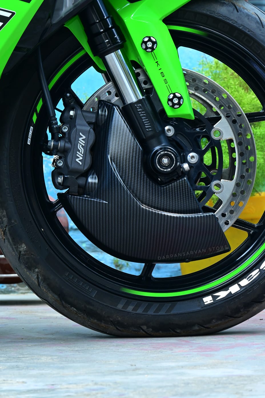 Universal Brake Disc Cooling Air Duct Set – Carbon Fibre Hydro Dipped