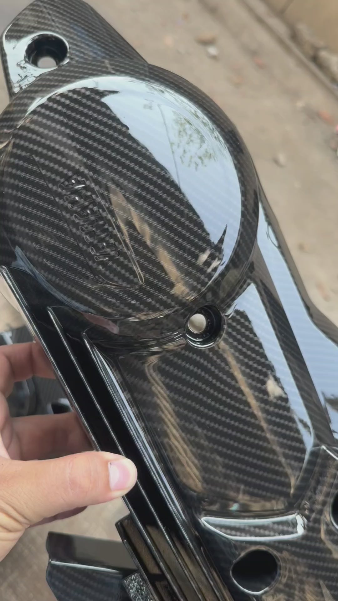 Aerox Carbon fibre Clutch Cover