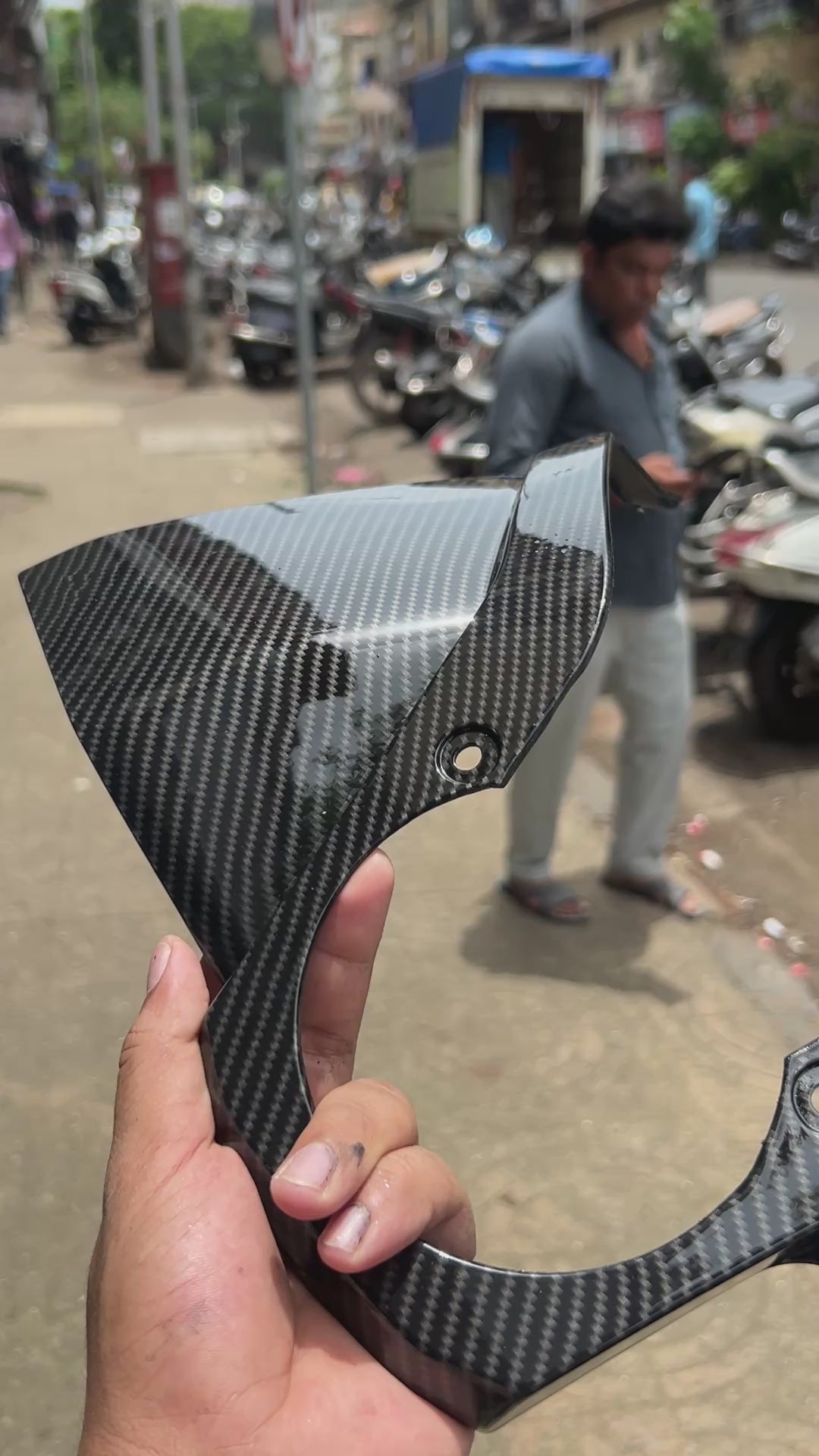 Burgman Carbon Fibre Butterfly Cover for Model (2018-25)