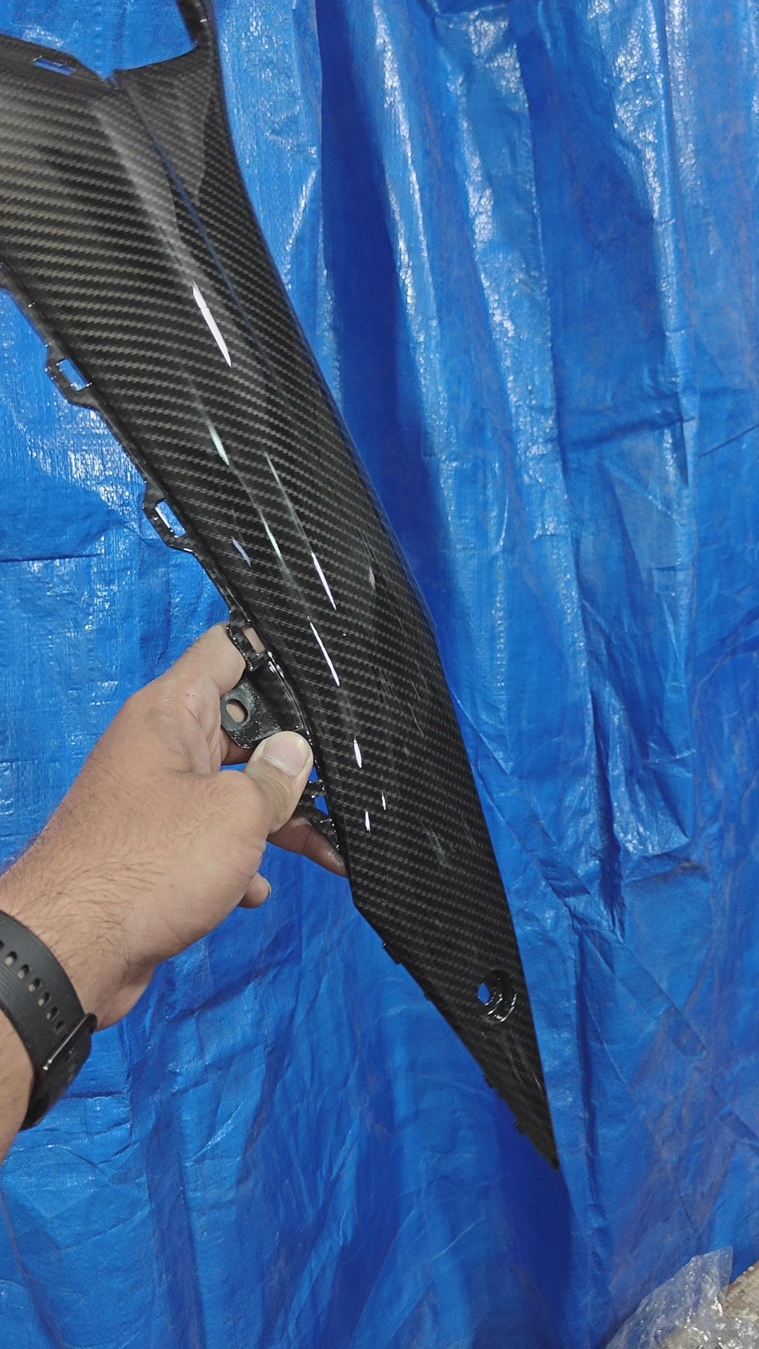 Aerox Carbon Fibre Side Panel Covers Set