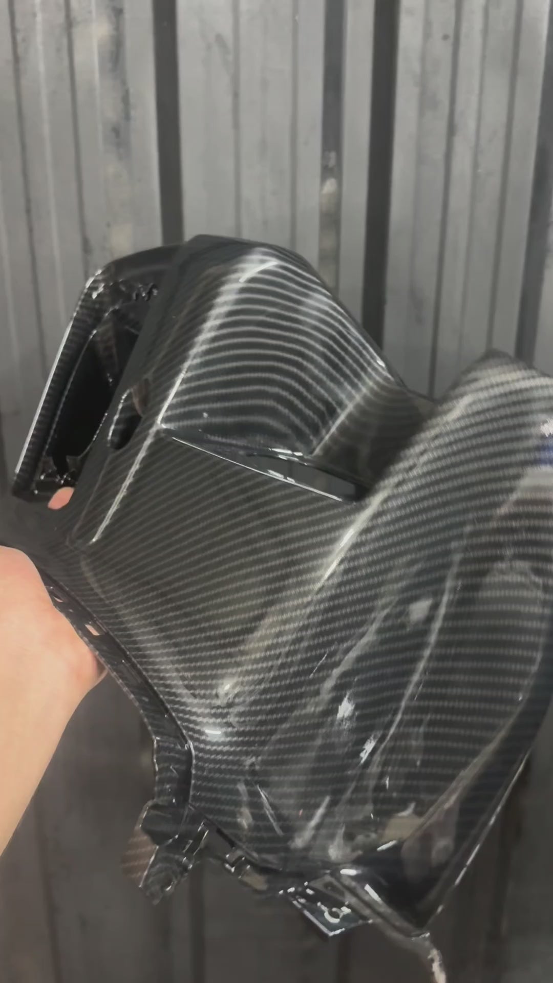 Dashboard Set for Yamaha Aerox 155 – Carbon Fibre Hydro Dipped 3 Pcs