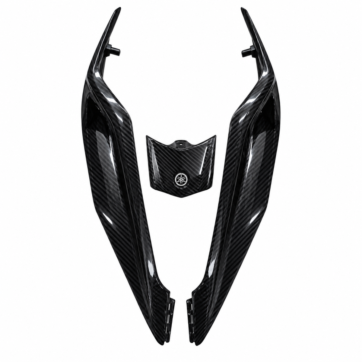 Carbon Fibre Body Kit(All Piant Panels) for Yamaha Aerox 155 – Hydro Dipped 7 Pcs